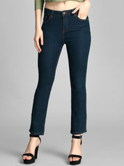 Kotty Women Blue Skinny Fit High-Rise Clean Look Cotton Jeans