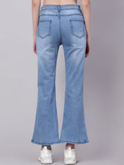 Kotty Women Jean Bootcut Light Fade Stretchable Jeans