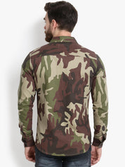Kotty Men Multi Camouflage Printed Jacket