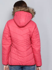 Kotty Women Pink Outdoor Padded Jacket