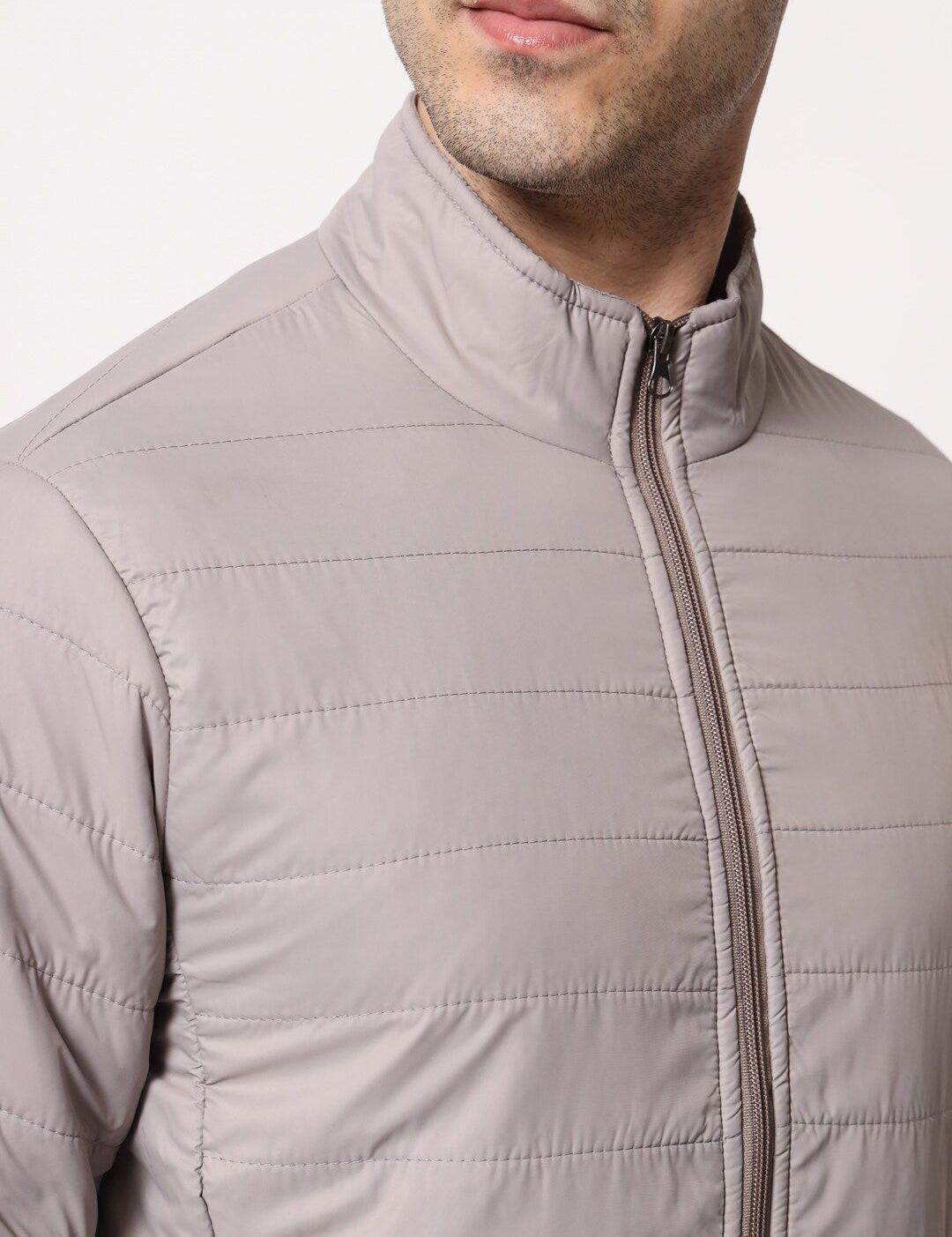 Kotty Men Grey Outdoor Padded Jacket