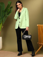 Kotty Notched Lapel Single Breasted Blazer