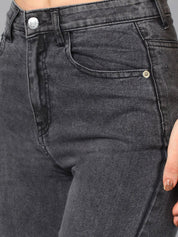 Kotty Women Jean Slim Fit Slash Knee Cotton Stretchable Jeans