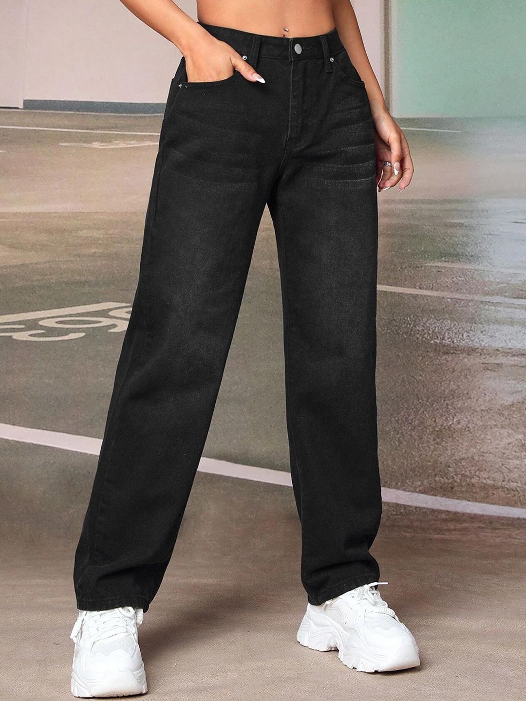 Kotty Women High-Rise Clean Look Light Fade Stretchable Jeans