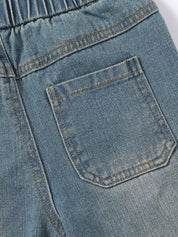 Kotty Girls Blue Jean Heavy Fade Jeans