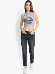 Kotty Women Black Skinny Fit High-Rise Clean Look Jeans