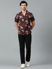 Kotty Men Abstract Printed Casual Shirt
