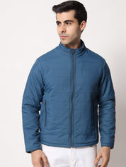 Kotty Men Blue Outdoor Puffer Jacket