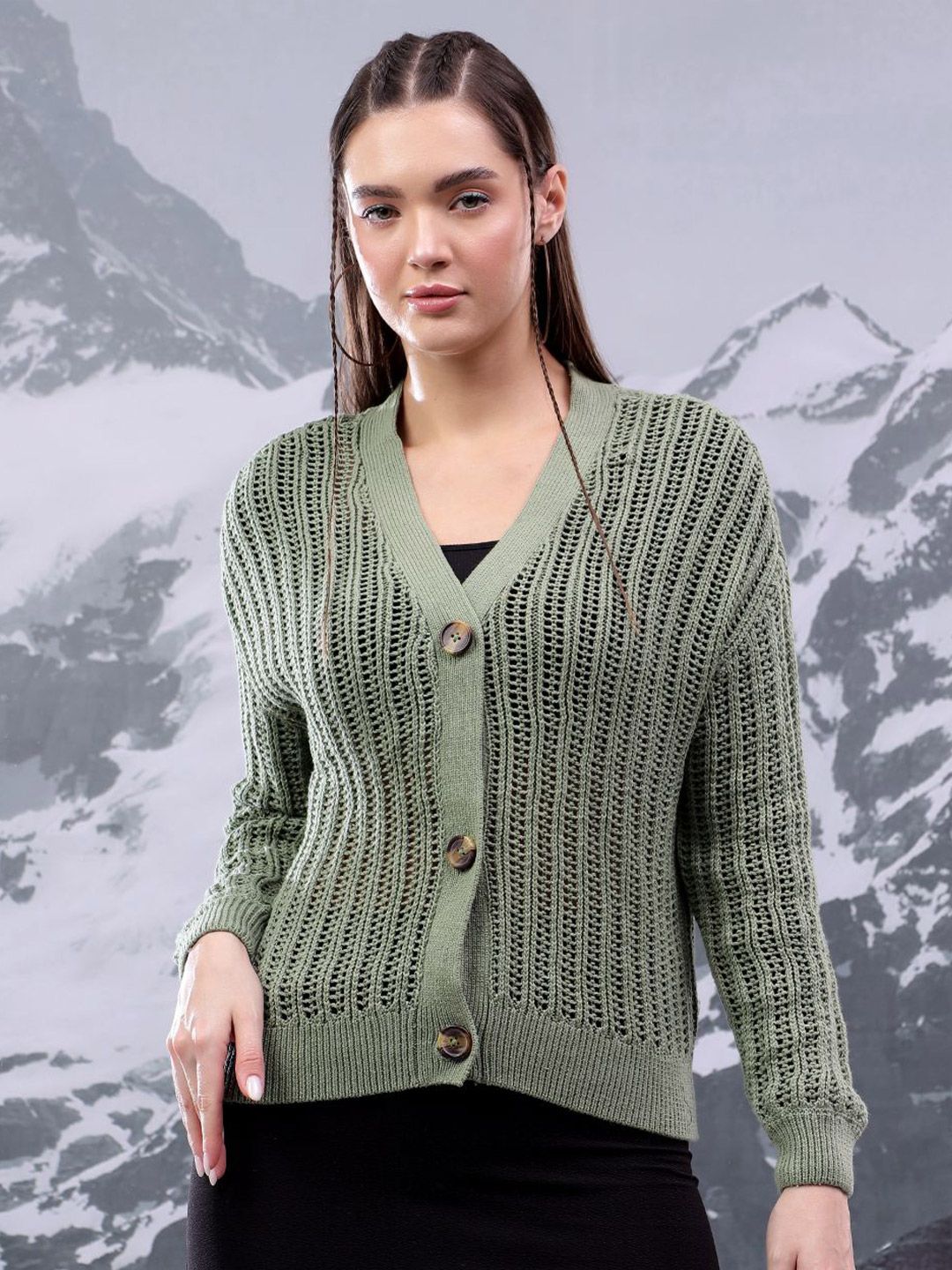 Kotty Women V-Neck Cardigan