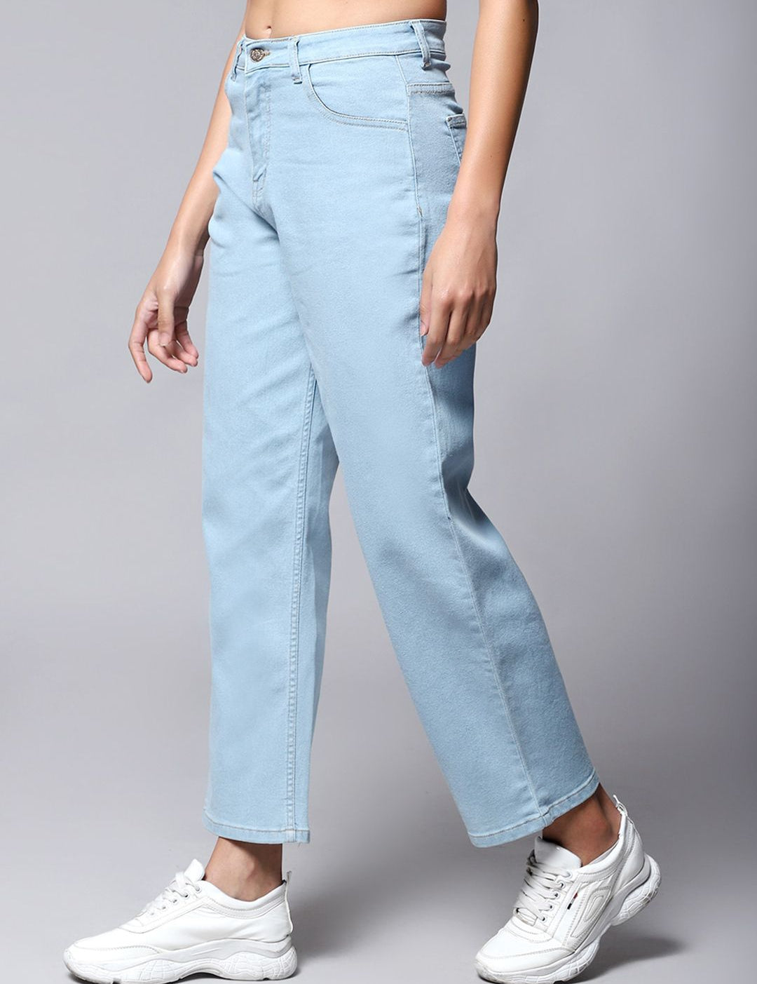 Kotty Women Straight Fit Mid Rise Jeans