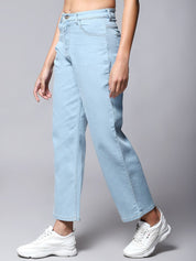 Kotty Women Straight Fit Mid Rise Jeans