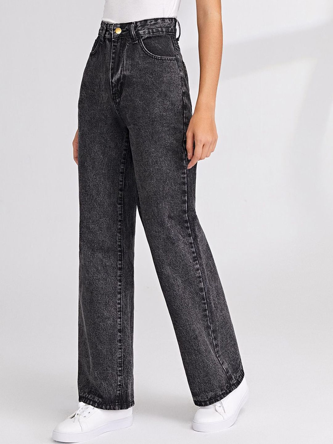 Kotty Women Pack Of 2 Straight Fit High-Rise Stretchable Jeans