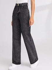 Kotty Women Pack Of 2 Straight Fit High-Rise Stretchable Jeans