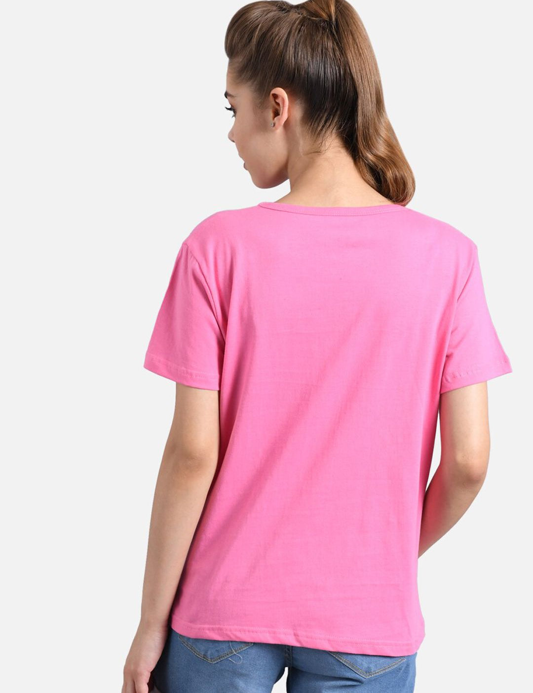 Kotty Women Pack Of 2 Printed Round Neck T-shirts