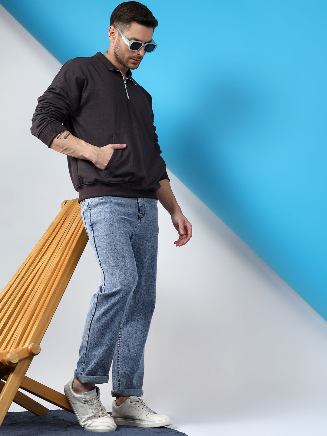 Kotty Men Slim Fit Low-Rise Stretchable Jeans