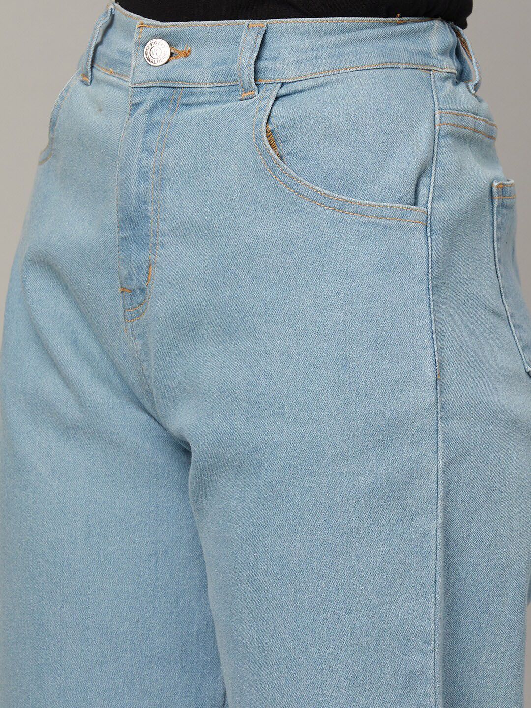 Kotty Women Jean Straight Fit High-Rise Stretchable Jeans