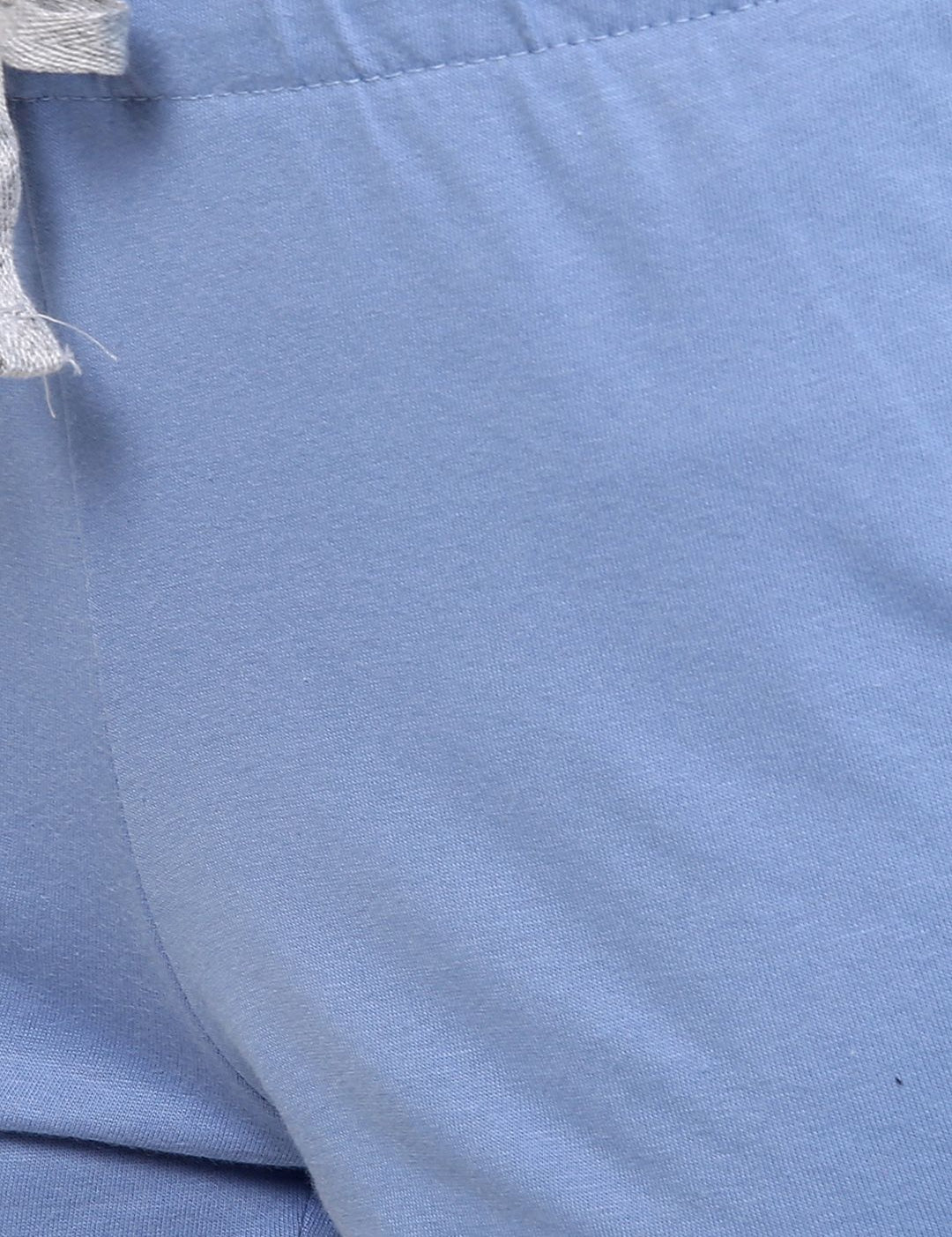 Kotty Women Blue Solid Lounge Shorts KTTSLEEPSHORTS182