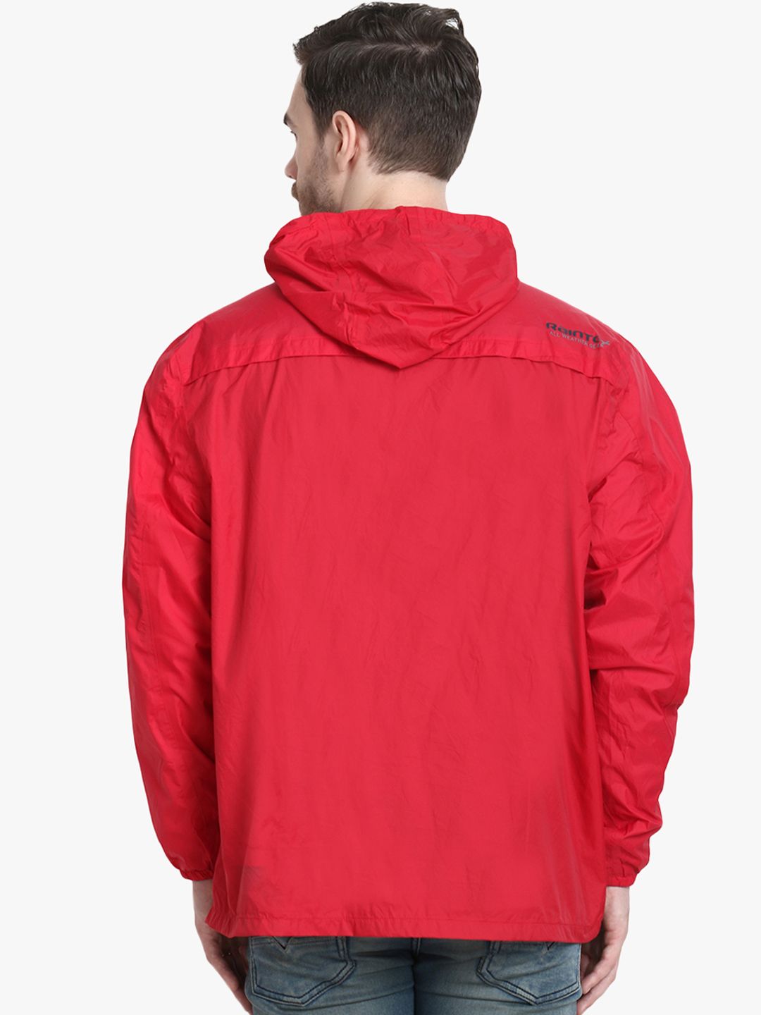 Kotty Men Red Solid Windcheater Padded Jacket