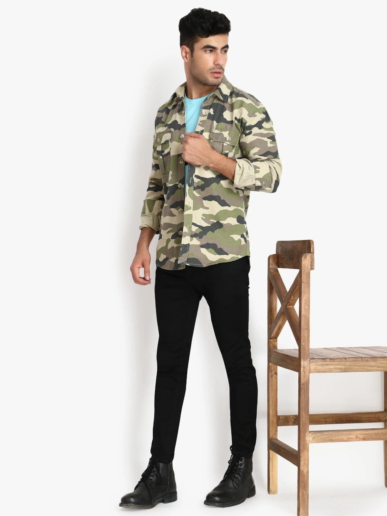 KOTTY Men Regular Fit Printed Casual Shirt