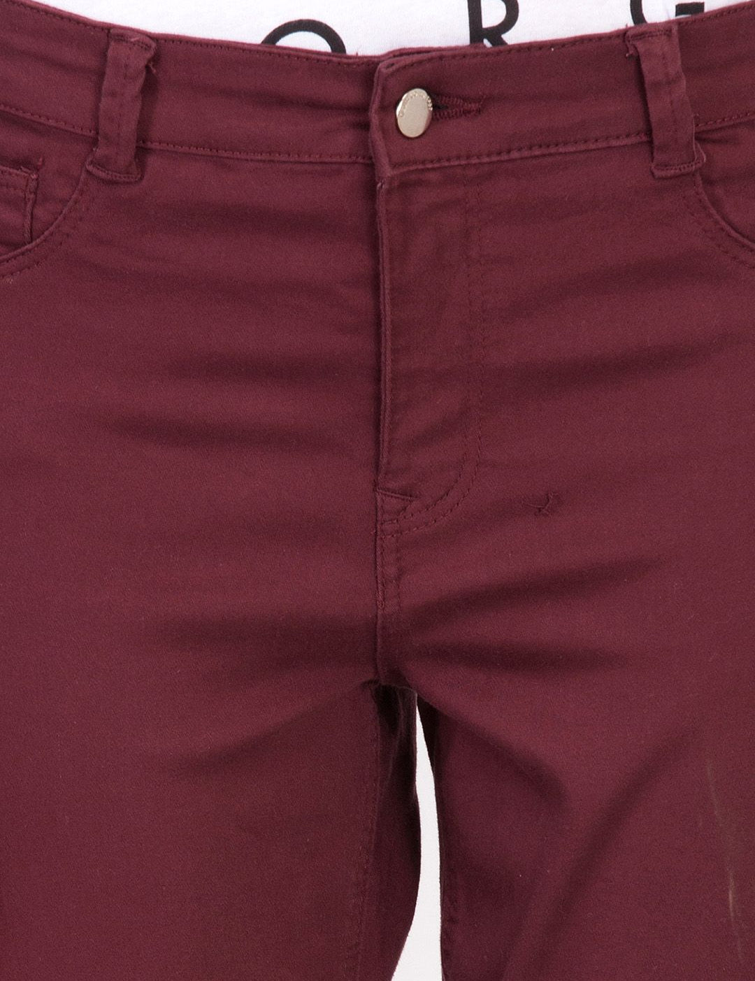 Kotty Women Maroon Skinny Fit High-Rise Clean Look Stretchable Jeans