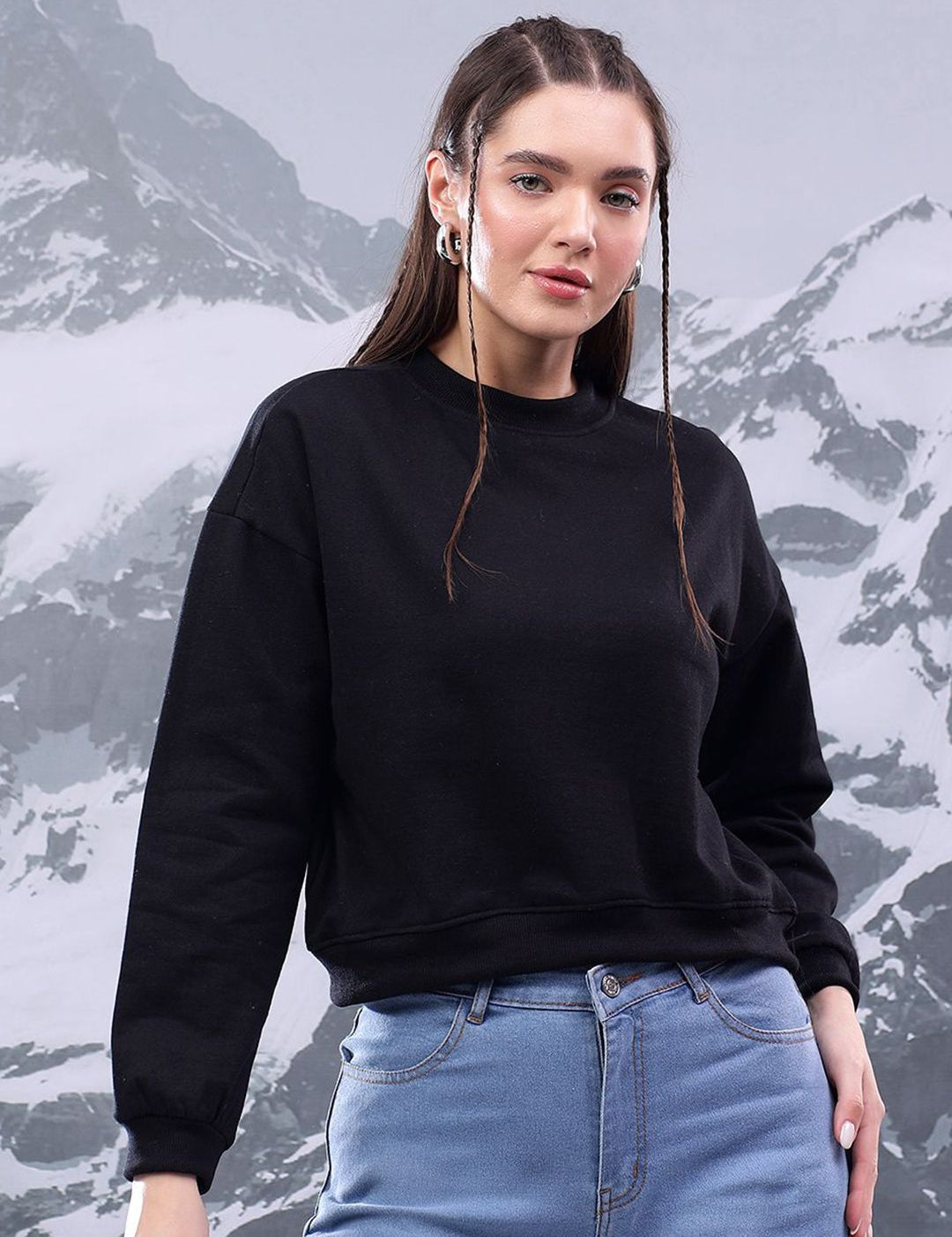 Kotty Women Round Neck Sweatshirt