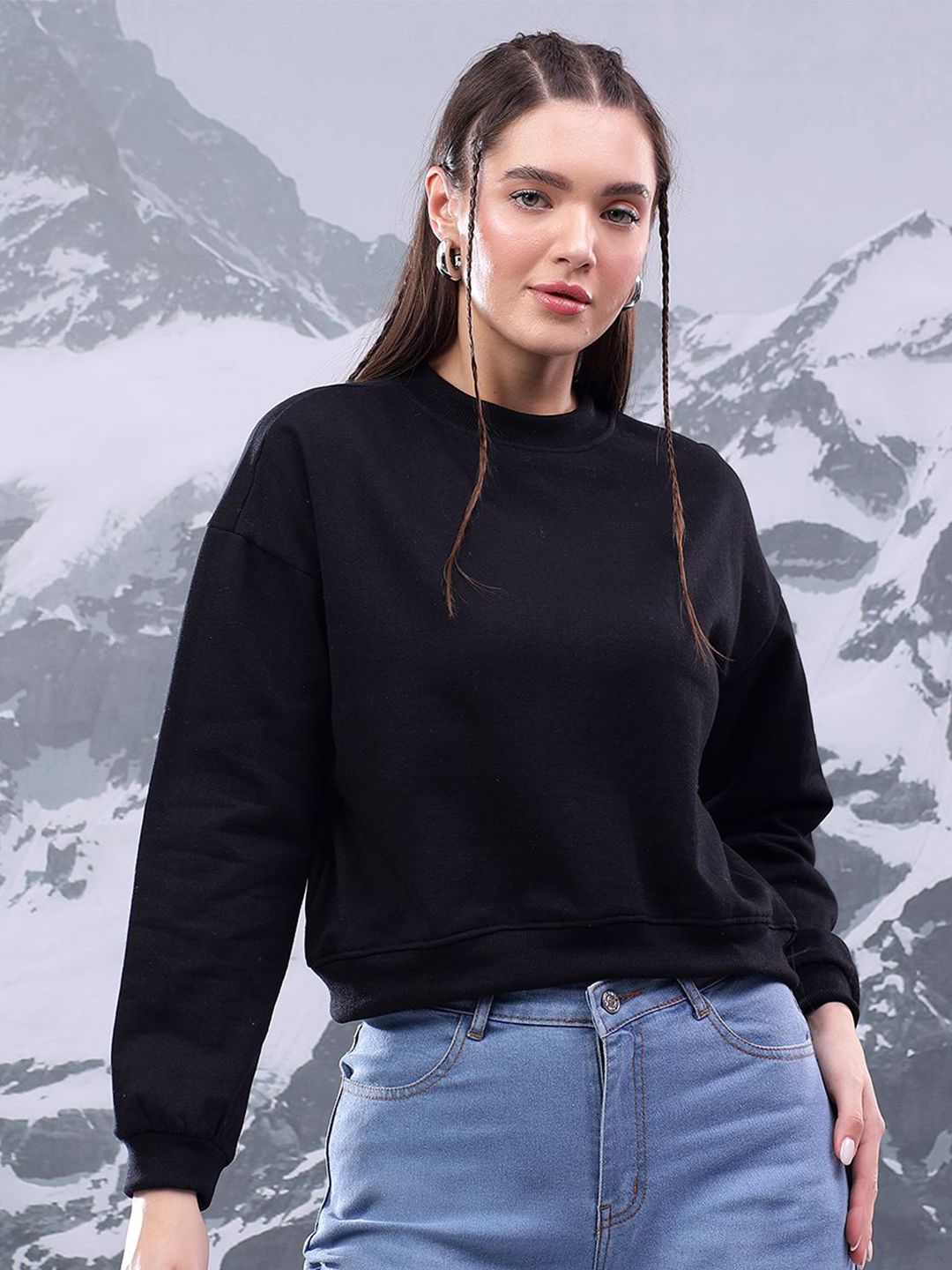 Kotty Women Round Neck Sweatshirt