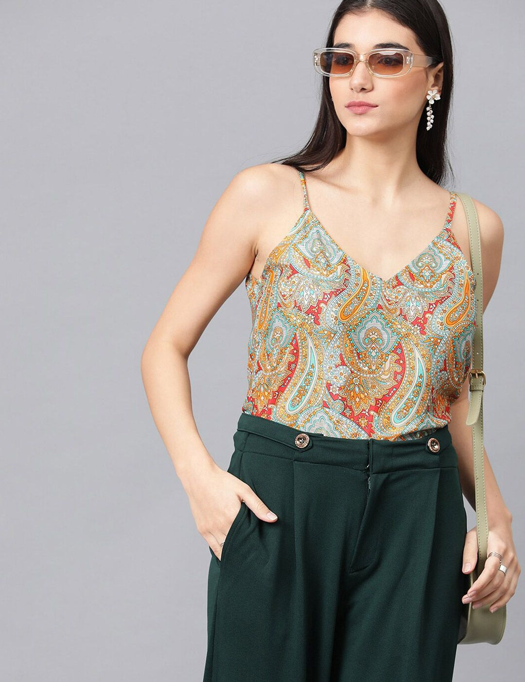 Kotty Ethnic Motifs Printed Top