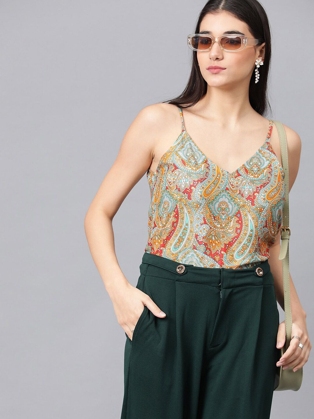 Kotty Ethnic Motifs Printed Top