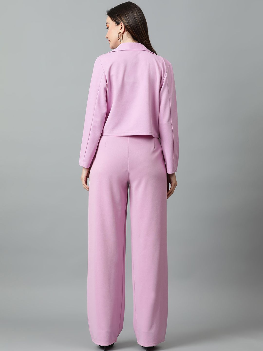 KOTTY BIZwear Basics Notched Lapel Collar Coat With Trousers