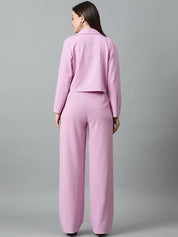 KOTTY BIZwear Basics Notched Lapel Collar Coat With Trousers