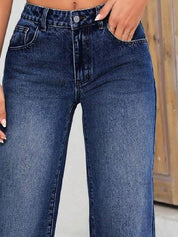 Kotty Women Straight Fit High-Rise Stretchable Jeans