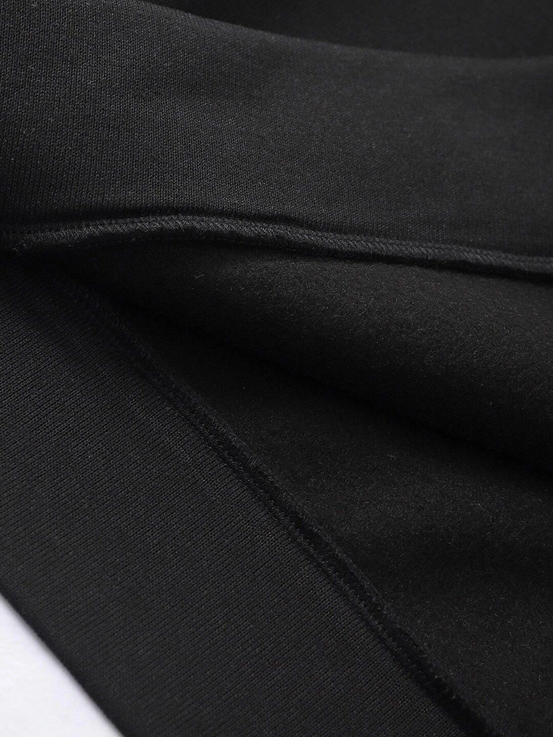 Kotty Round Neck Alphanumeric Printed Fleece Sweatshirt