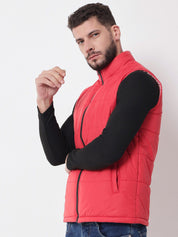 Kotty Men Red Outdoor Puffer Jacket
