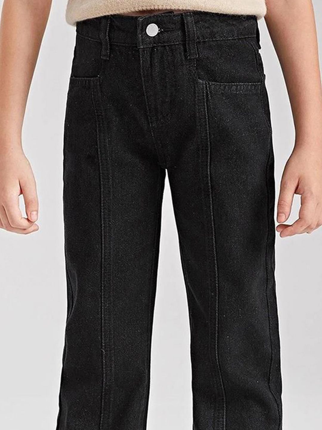 Kotty Girls Jean Mid-Rise Clean Look Stretchable Jeans