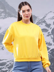 Kotty Women Long Sleeved Riibbed Sweatshirt