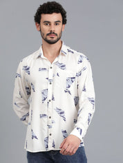 Kotty New Relaxed Fit Abstract Printed Casual Shirt