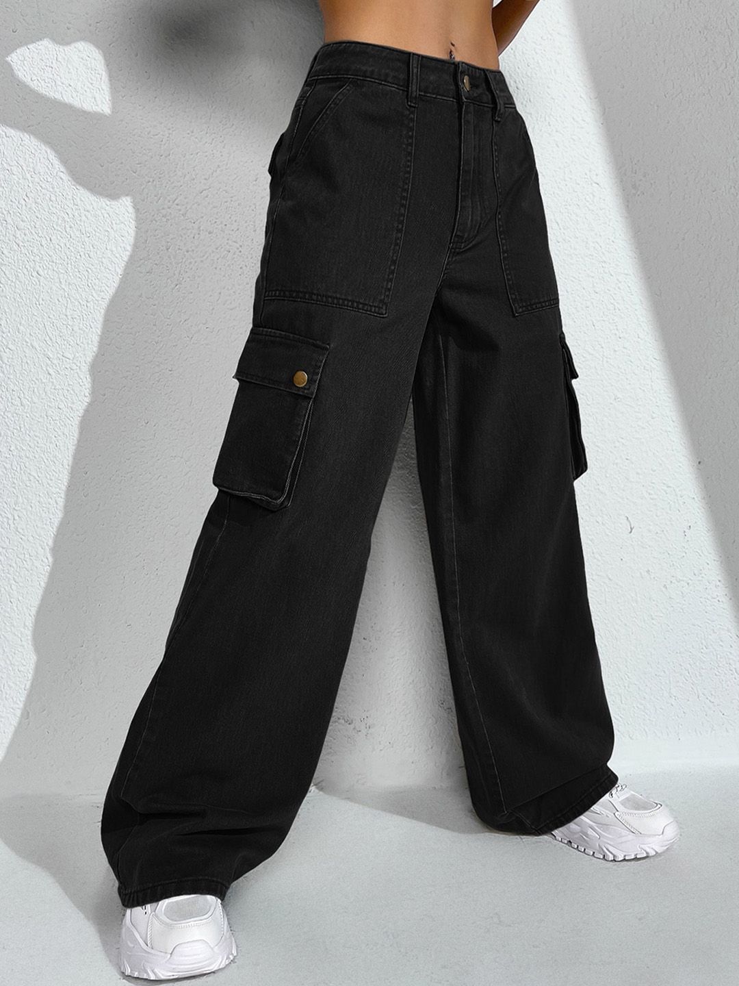 Kotty Women Jean Straight Fit High-Rise Stretchable Jeans