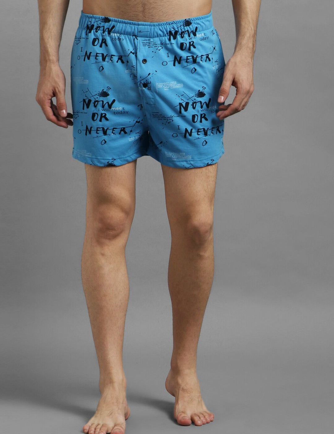 Kotty Men Pack Of 2 Red & Blue Printed Boxers KTT2PCMENSBOXERSET36S