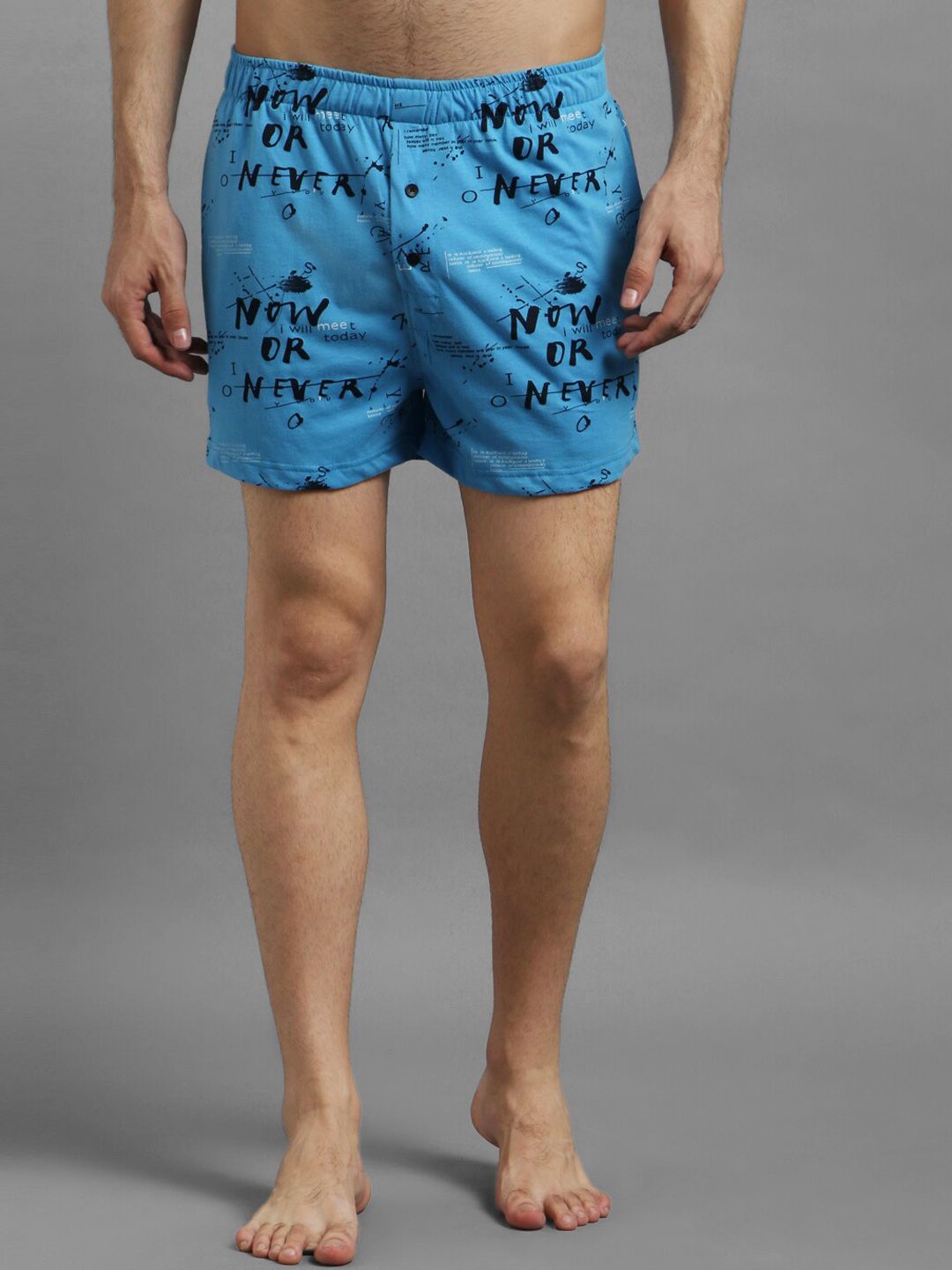 Kotty Men Pack Of 2 Red & Blue Printed Boxers KTT2PCMENSBOXERSET36S