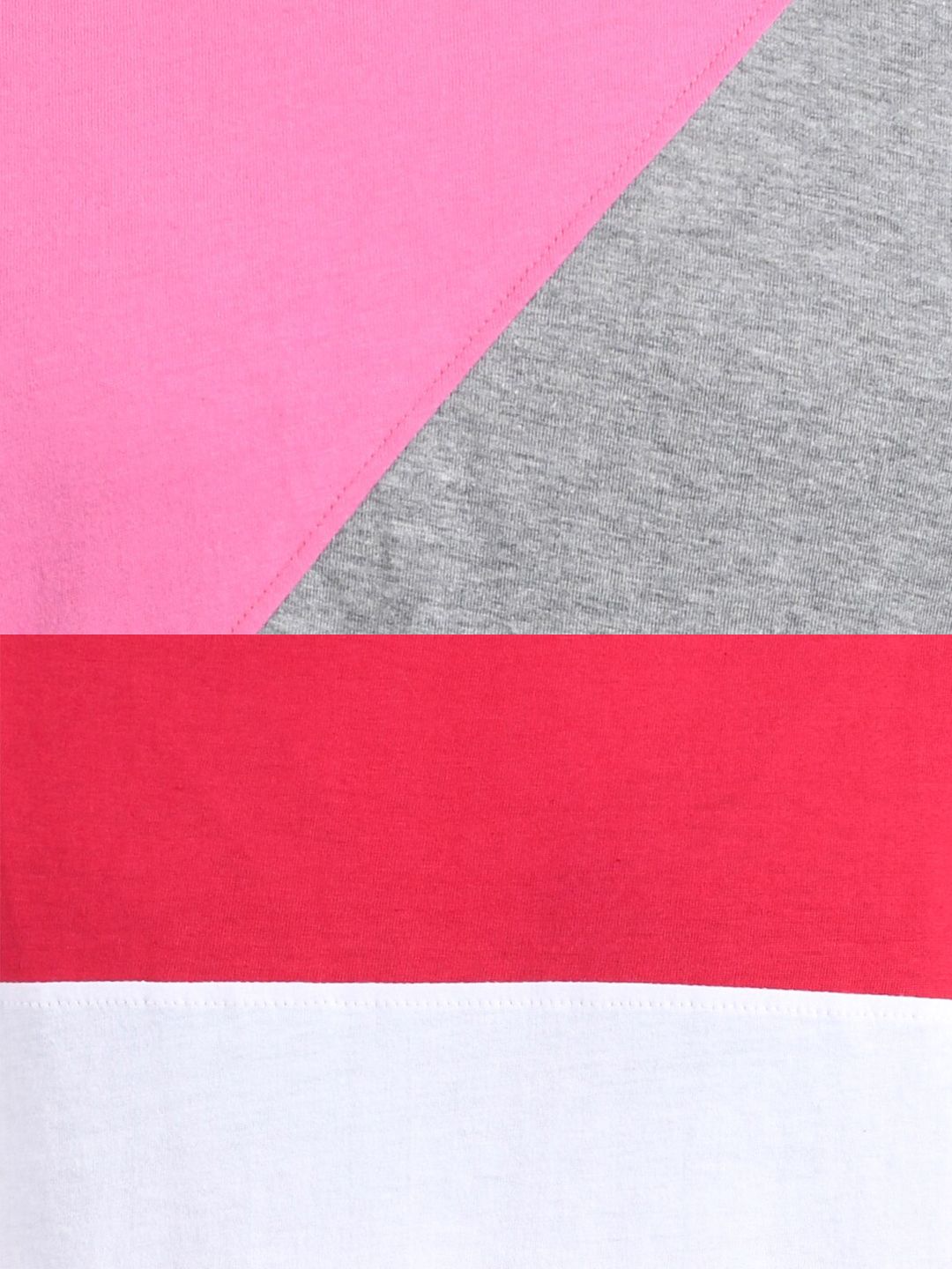 Kotty Women Multicoloured Colourblocked Round Neck T-shirt