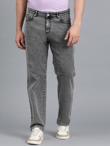 Kotty Men Jean Low-Rise Heavy Fade Clean Look Stretchable Jeans