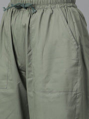 Kotty Women High-Rise Easy Wash Cotton Chinos Trousers