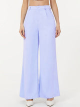 KOTTY Basics Women Relaxed Straight Leg Straight Fit High-Rise Easy Wash Pleated Trousers