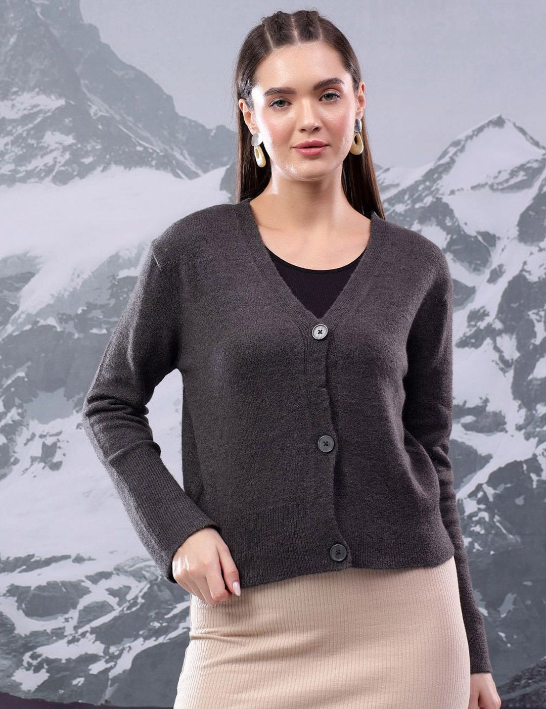 Kotty Women V-Neck Cardigan