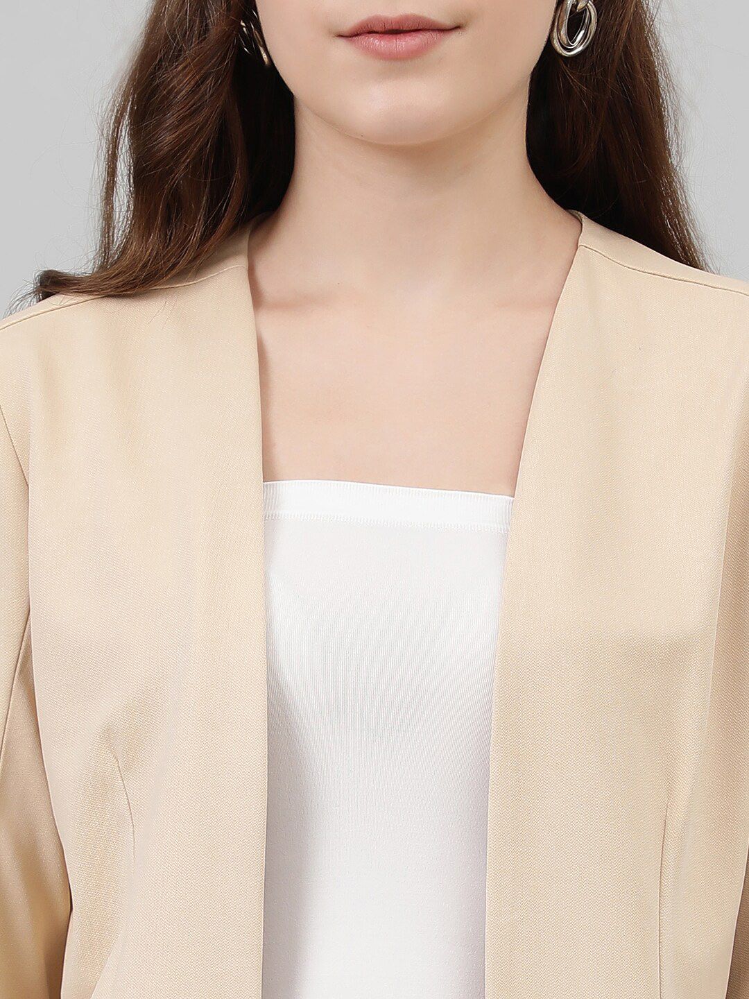 Kotty Beige Blazer With Trouser