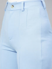 Kotty Women Pack Of 2 Relaxed Straight Leg Fit High-Rise Easy Wash Trousers