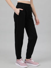 Kotty Women Typography Printed Relaxed-Fit Mid-Rise Joggers