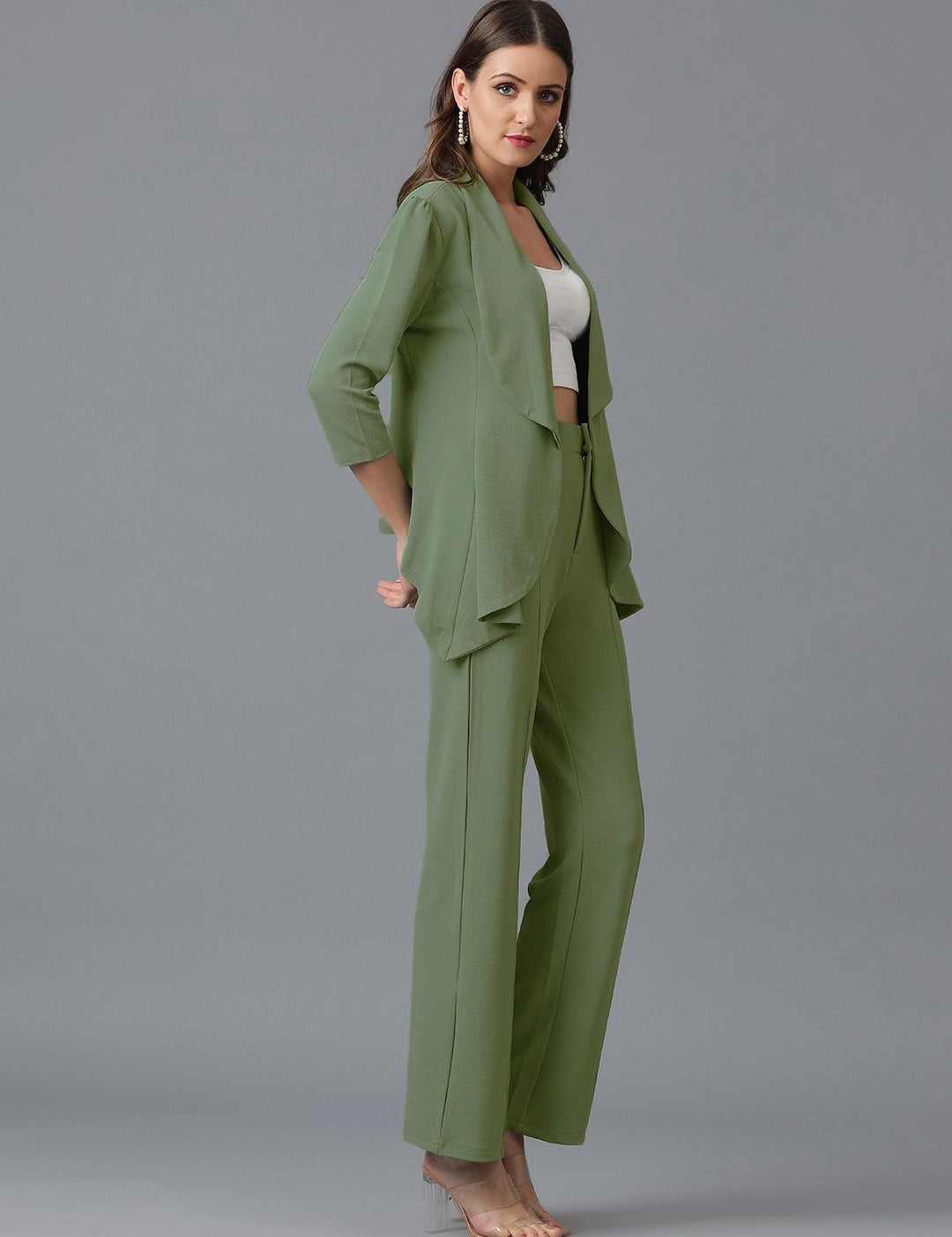 Kotty Shawl Neck Blazer With Trouser 