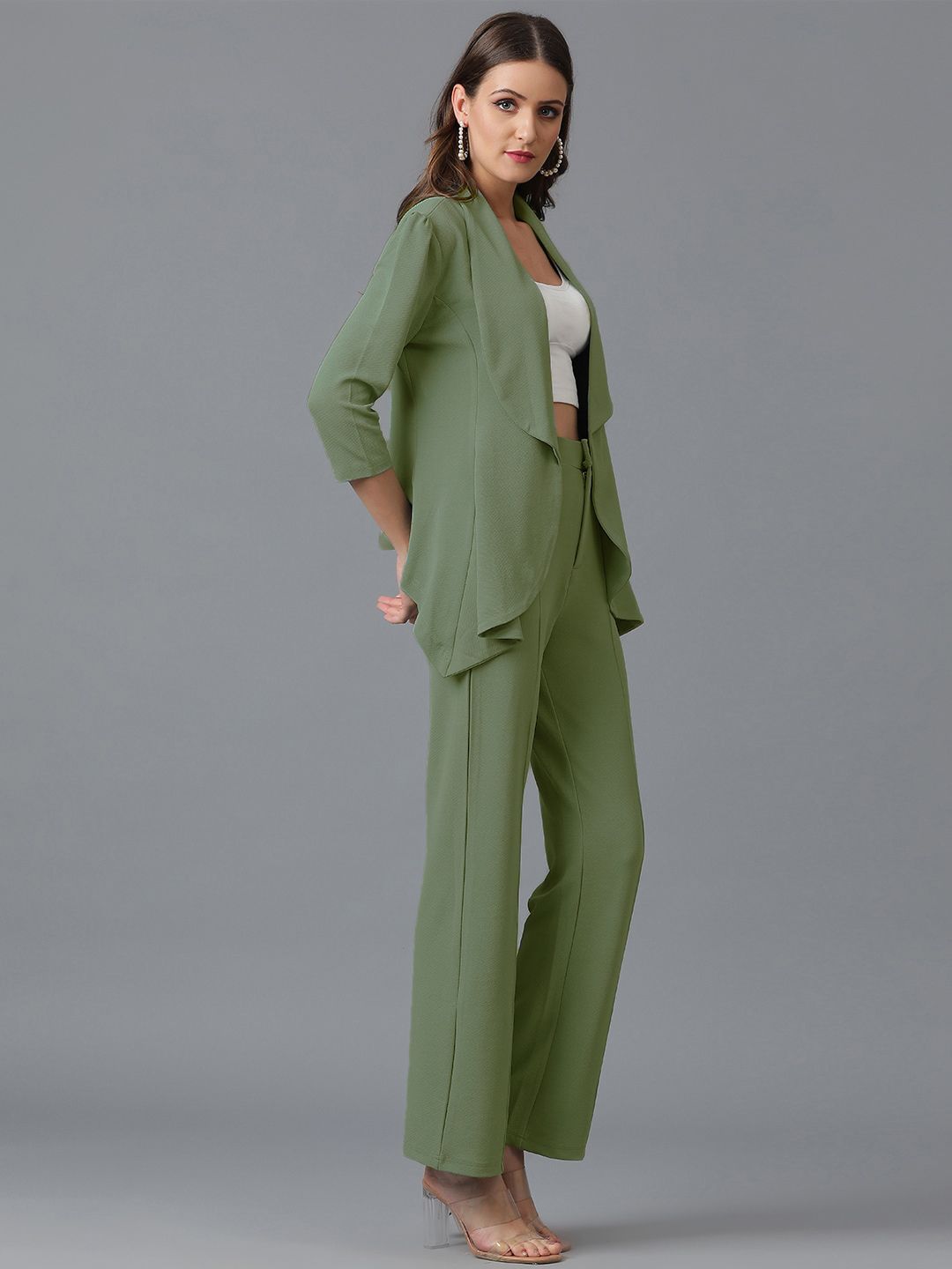 Kotty Shawl Neck Blazer With Trouser 