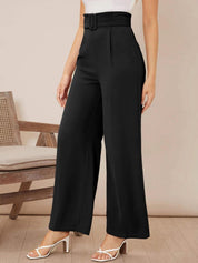 Kotty Women Pack Of 2 Relaxed Straight Fit High-Rise Easy Wash Pleated Trousers